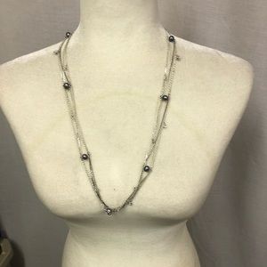 Women’s Faux Long Multi Strand Necklace